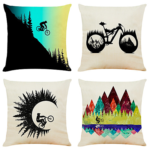 Cycle Double Side Cushion Cover 4PC Soft Decorative Square Throw Pillow Cover Cushion Case Pillowcase for Bedroom Livingroom Superior Quality Machine Washable Outdoor Cushion for Sofa Couch Bed Chair Sport
Cycle Double Side Cushion Cover 4PC Soft Decorative Square Throw Pillow Cover Cushion Case Pillowcase for Bedroom Livingroom Superior Quality Machine Washable Outdoor Cushion for Sofa Couch Bed Chair Sport