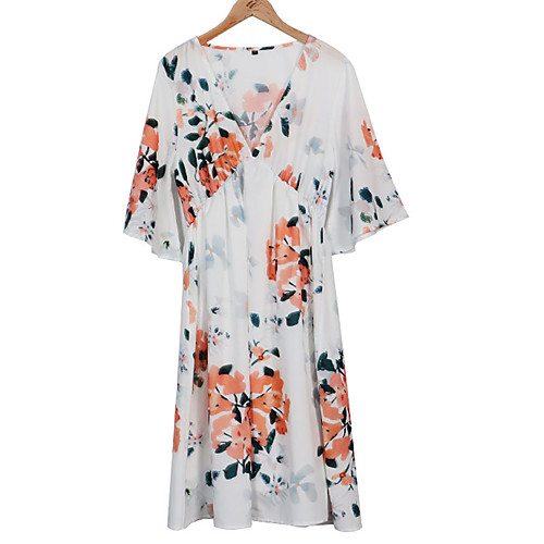 Women's A Line Dress Short Mini Dress White Half Sleeve Floral Print Summer V Neck Casual 2021 XS S M L XL XXL
Women's A Line Dress Short Mini Dress White Half Sleeve Floral Print Summer V Neck Casual 2021 XS S M L XL XXL