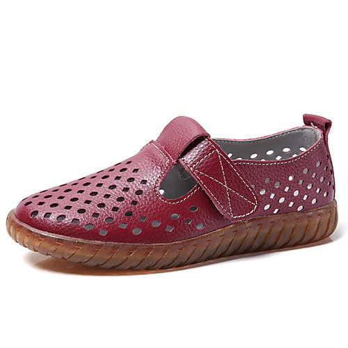 Women's Loafers & Slip-Ons Flat Heel Round Toe Daily Leather Solid Colored Gray Burgundy White
Women's Loafers & Slip-Ons Flat Heel Round Toe Daily Leather Solid Colored Gray Burgundy White