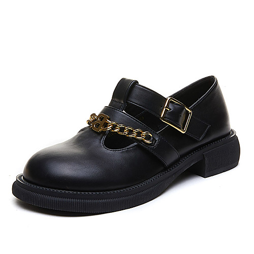 Women's Lolita Shoes Flat Heel Round Toe Booties Ankle Boots Daily Home PU Buckle Solid Colored Black Beige
Women's Lolita Shoes Flat Heel Round Toe Booties Ankle Boots Daily Home PU Buckle Solid Colored Black Beige