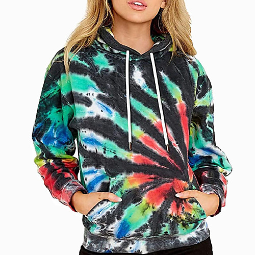 Women's Hoodie Sweatshirt Tie Dye Front Pocket Print Daily Sports 3D Print Sportswear Streetwear Hoodies Sweatshirts Blue Blushing Pink Gray
Women's Hoodie Sweatshirt Tie Dye Front Pocket Print Daily Sports 3D Print Sportswear Streetwear Hoodies Sweatshirts Blue Blushing Pink Gray
