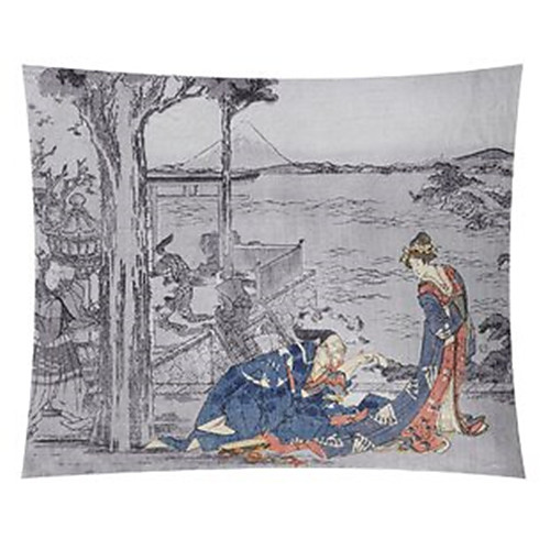 Japanese Ink Painting Style Wall Tapestry Art Decor Blanket Curtain Hanging Home Bedroom Living Room Decoration Polyester
Japanese Ink Painting Style Wall Tapestry Art Decor Blanket Curtain Hanging Home Bedroom Living Room Decoration Polyester