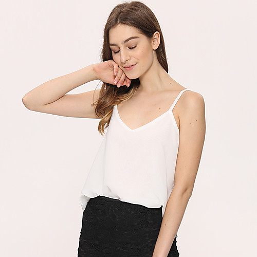 Women's Camisole Tank Top Vest Plain Layered V Neck Basic Streetwear Tops Blue White Red
Women's Camisole Tank Top Vest Plain Layered V Neck Basic Streetwear Tops Blue White Red