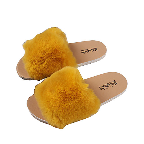 Women's Slippers & Flip-Flops Flat Heel Open Toe Daily Home PVC Solid Colored Yellow Pink Green
Women's Slippers & Flip-Flops Flat Heel Open Toe Daily Home PVC Solid Colored Yellow Pink Green