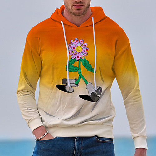 Men's Unisex Hoodie Graphic Prints Flower Sunflower Print Daily Sports 3D Print 3D Print Casual Hoodies Sweatshirts Orange
Men's Unisex Hoodie Graphic Prints Flower Sunflower Print Daily Sports 3D Print 3D Print Casual Hoodies Sweatshirts Orange