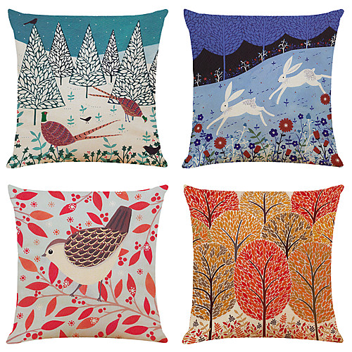 Vintage Double Side Cushion Cover 4PC Soft Decorative Square Throw Pillow Cover Cushion Case Pillowcase for Bedroom Livingroom Superior Quality Machine Washable Outdoor Cushion for Sofa Couch Bed Chair
Vintage Double Side Cushion Cover 4PC Soft Decorative Square Throw Pillow Cover Cushion Case Pillowcase for Bedroom Livingroom Superior Quality Machine Washable Outdoor Cushion for Sofa Couch Bed Chair
