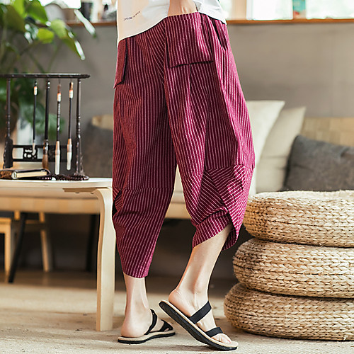 Men's Casual / Sporty Harlem Pants Outdoor Casual Daily Chinos Capri shorts Pants Solid Colored Calf-Length Drawstring Wine Khaki Light gray Black Navy Blue
Men's Casual / Sporty Harlem Pants Outdoor Casual Daily Chinos Capri shorts Pants Solid Colored Calf-Length Drawstring Wine Khaki Light gray Black Navy Blue