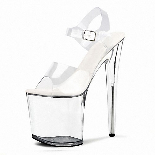 Women's Sandals High Heel Open Toe PU Buckle Solid Colored Red White Black / Knee High Boots
Women's Sandals High Heel Open Toe PU Buckle Solid Colored Red White Black / Knee High Boots