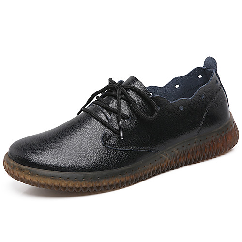 Women's Oxfords Flat Heel Round Toe Daily Leather Solid Colored Gray White Black
Women's Oxfords Flat Heel Round Toe Daily Leather Solid Colored Gray White Black