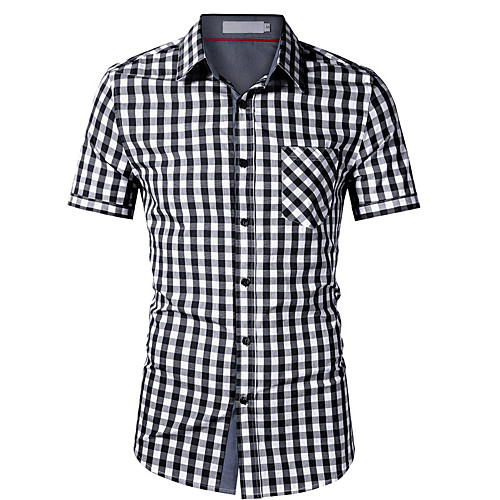 Men's Shirt Plaid Button-Down Short Sleeve Street Tops Cotton Business Casual Comfortable Green Black Red
Men's Shirt Plaid Button-Down Short Sleeve Street Tops Cotton Business Casual Comfortable Green Black Red