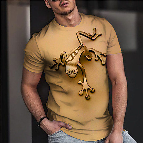 Men's Unisex Tee T shirt Shirt 3D Print Graphic Prints Animal Print Short Sleeve Daily Tops Casual Designer Big and Tall Khaki
Men's Unisex Tee T shirt Shirt 3D Print Graphic Prints Animal Print Short Sleeve Daily Tops Casual Designer Big and Tall Khaki