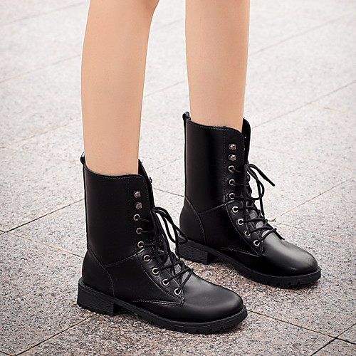 Women's Boots Block Heel Round Toe Booties Ankle Boots Daily PU Solid Colored Black
Women's Boots Block Heel Round Toe Booties Ankle Boots Daily PU Solid Colored Black