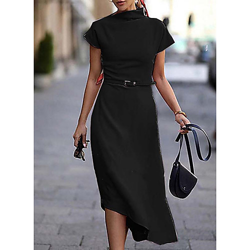 Women's Shift Dress Midi Dress White Black Short Sleeve Solid Color Fall Spring Elegant 2021 S M L XL 2XL 3XL / Cotton / Cotton
Women's Shift Dress Midi Dress White Black Short Sleeve Solid Color Fall Spring Elegant 2021 S M L XL 2XL 3XL / Cotton / Cotton