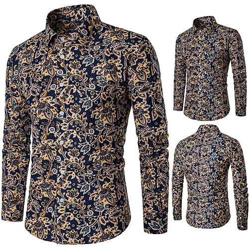 Men's Shirt Other Prints Graphic Plus Size Long Sleeve Casual Tops Casual Soft Breathable Navy Blue
Men's Shirt Other Prints Graphic Plus Size Long Sleeve Casual Tops Casual Soft Breathable Navy Blue