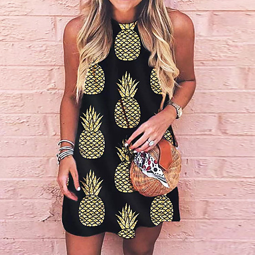 Women's A Line Dress Short Mini Dress Black Sleeveless Print Summer Casual 2021 S M L XL XXL
Women's A Line Dress Short Mini Dress Black Sleeveless Print Summer Casual 2021 S M L XL XXL