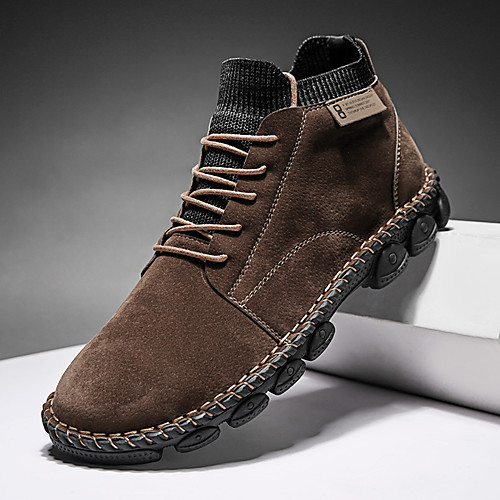 Men's Boots Martin Boots Casual Daily PU Breathable Non-slipping Wear Proof Dark Brown Khaki Green Fall
Men's Boots Martin Boots Casual Daily PU Breathable Non-slipping Wear Proof Dark Brown Khaki Green Fall