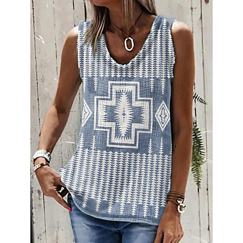 Women's Tank Top Vest Optical Illusion Print Round Neck Basic Streetwear Tops Gray
Women's Tank Top Vest Optical Illusion Print Round Neck Basic Streetwear Tops Gray