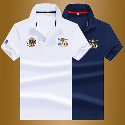 Men's Golf Shirt Other Prints Graphic Short Sleeve Casual Tops Casual Fashion Blue Green White / Summer
Men's Golf Shirt Other Prints Graphic Short Sleeve Casual Tops Casual Fashion Blue Green White / Summer