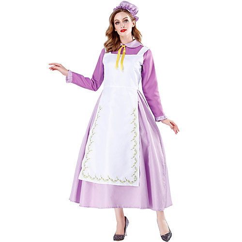 Princess Mrs.Potts Dress Masquerade Women's Movie Cosplay Vacation Halloween Purple Dress Headwear Christmas Halloween New Year Polyester
Princess Mrs.Potts Dress Masquerade Women's Movie Cosplay Vacation Halloween Purple Dress Headwear Christmas Halloween New Year Polyester