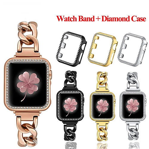 Smart Watch Band for Apple iWatch 2 PCS Classic Buckle Jewelry Design Zinc alloy Replacement Wrist Strap for Apple Watch Series SE / 6/5/4/3/2/1 38mm 40mm 42mm 44mm
Smart Watch Band for Apple iWatch 2 PCS Classic Buckle Jewelry Design Zinc alloy Replacement Wrist Strap for Apple Watch Series SE / 6/5/4/3/2/1 38mm 40mm 42mm 44mm