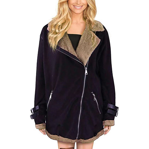 women coat jjliker winter faux fur fleece parka outwear warm lapel biker motor aviator jacket black
women coat jjliker winter faux fur fleece parka outwear warm lapel biker motor aviator jacket black