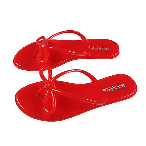 Women's Slippers & Flip-Flops Flat Heel Open Toe Daily Home PVC Solid Colored Red White Black
Women's Slippers & Flip-Flops Flat Heel Open Toe Daily Home PVC Solid Colored Red White Black