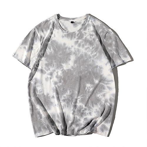 Women's Painting T shirt Tie Dye Print Round Neck Basic Tops Oversized 100% Cotton Gray
Women's Painting T shirt Tie Dye Print Round Neck Basic Tops Oversized 100% Cotton Gray