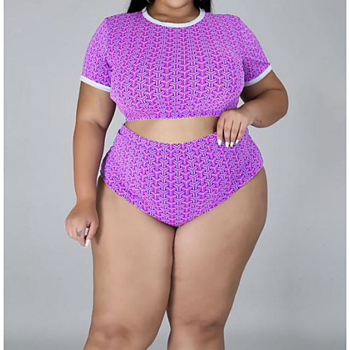Women's Plus Size Tops Set Solid Color Short Sleeve Round Neck Blue Purple Yellow Big Size XL 2XL 3XL 4XL 5XL
Women's Plus Size Tops Set Solid Color Short Sleeve Round Neck Blue Purple Yellow Big Size XL 2XL 3XL 4XL 5XL
