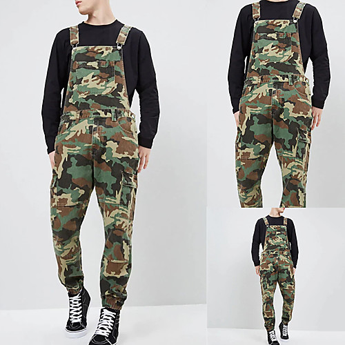 Men's Stylish Casual / Sporty Streetwear Comfort Breathable Daily Sports Overalls Rompers Pants Camouflage Full Length Zipper Pocket ArmyGreen
Men's Stylish Casual / Sporty Streetwear Comfort Breathable Daily Sports Overalls Rompers Pants Camouflage Full Length Zipper Pocket ArmyGreen