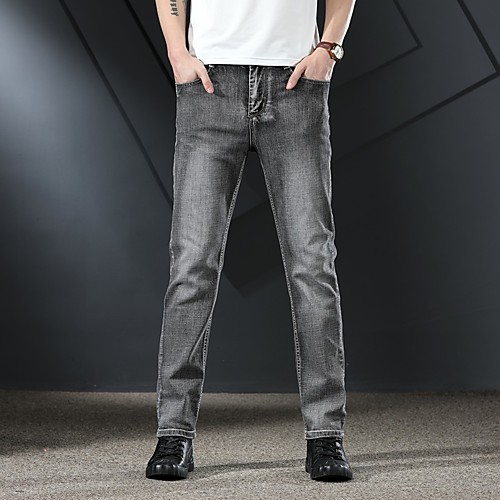 Men's Basic Daily Going out Jeans Pants Solid Colored Full Length Zipper BlackGrey
Men's Basic Daily Going out Jeans Pants Solid Colored Full Length Zipper BlackGrey