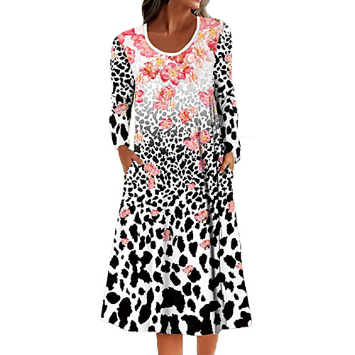 Women's A Line Dress Knee Length Dress Leopard Purple butterfly Butterfly-sky blue Long Sleeve Geometic Floral Spring Summer Round Neck Casual 2021 S M L XL 2XL 3XL
Women's A Line Dress Knee Length Dress Leopard Purple butterfly Butterfly-sky blue Long Sleeve Geometic Floral Spring Summer Round Neck Casual 2021 S M L XL 2XL 3XL