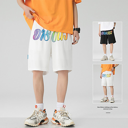 Men's Casual / Sporty Outdoor Sports Daily Weekend Shorts Pants Letter Short White Black
Men's Casual / Sporty Outdoor Sports Daily Weekend Shorts Pants Letter Short White Black