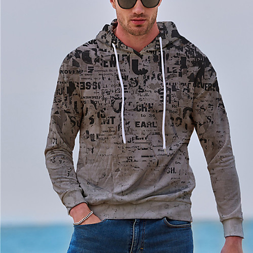Men's Unisex Hoodie Graphic Prints Letter Print Daily Sports 3D Print 3D Print Casual Hoodies Sweatshirts Gray Dark Gray
Men's Unisex Hoodie Graphic Prints Letter Print Daily Sports 3D Print 3D Print Casual Hoodies Sweatshirts Gray Dark Gray