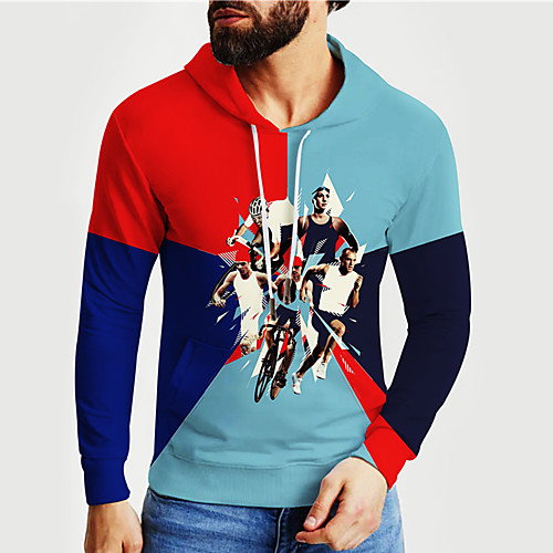 Men's Unisex Hoodie Graphic Prints Olympics Print Daily Sports 3D Print 3D Print Casual Hoodies Sweatshirts Blue
Men's Unisex Hoodie Graphic Prints Olympics Print Daily Sports 3D Print 3D Print Casual Hoodies Sweatshirts Blue