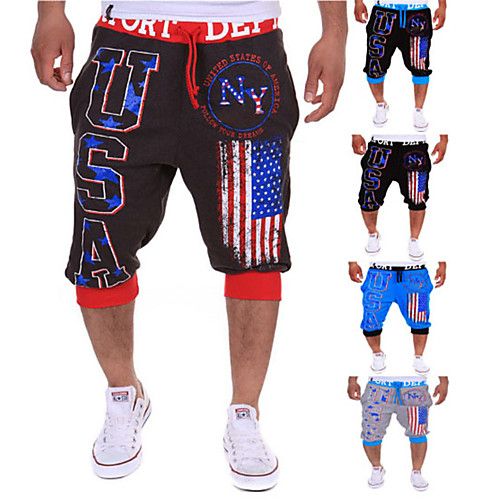 Men's Running Shorts Running Capri Pants Sports & Outdoor Capris Bottoms Drawstring Cotton Summer Running Jogging Training Moisture Wicking Breathable Soft Sport Star Spangled Banner Blue Dark Gray
Men's Running Shorts Running Capri Pants Sports & Outdoor Capris Bottoms Drawstring Cotton Summer Running Jogging Training Moisture Wicking Breathable Soft Sport Star Spangled Banner Blue Dark Gray