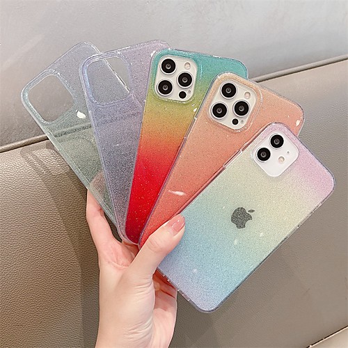 Phone Case For Apple Back Cover iPhone 12 iPhone 11 iPhone 12 Pro Max iPhone 11 Pro iPhone 11 Pro Max iPhone 12 Pro iPhone 12 Mini Shockproof Dustproof Color Gradient Glitter Shine TPU
Phone Case For Apple Back Cover iPhone 12 iPhone 11 iPhone 12 Pro Max iPhone 11 Pro iPhone 11 Pro Max iPhone 12 Pro iPhone 12 Mini Shockproof Dustproof Color Gradient Glitter Shine TPU