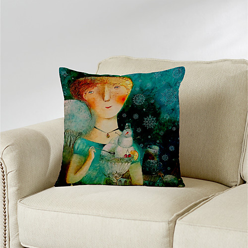 Oil Painting Style Double Side Cushion Cover 1PC Soft Decorative Square Throw Pillow Cover Cushion Case Pillowcase for Bedroom Livingroom Superior Quality Machine Washable Outdoor Cushion for Sofa Couch Bed Chair
Oil Painting Style Double Side Cushion Cover 1PC Soft Decorative Square Throw Pillow Cover Cushion Case Pillowcase for Bedroom Livingroom Superior Quality Machine Washable Outdoor Cushion for Sofa Couch Bed Chair