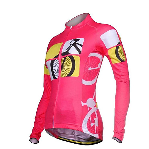 21Grams Women's Long Sleeve Cycling Jersey Winter Fleece Spandex Polyester Pink Bike Jersey Top Mountain Bike MTB Road Bike Cycling Thermal Warm UV Resistant Anatomic Design Sports Clothing Apparel
21Grams Women's Long Sleeve Cycling Jersey Winter Fleece Spandex Polyester Pink Bike Jersey Top Mountain Bike MTB Road Bike Cycling Thermal Warm UV Resistant Anatomic Design Sports Clothing Apparel