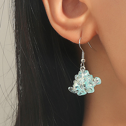 Women's Girls' Earrings Drop Dinosaur Stylish Cartoon European Korean Cute Resin Earrings Jewelry Blue / Purple / Yellow For Party Evening Street Birthday Beach Festival
Women's Girls' Earrings Drop Dinosaur Stylish Cartoon European Korean Cute Resin Earrings Jewelry Blue / Purple / Yellow For Party Evening Street Birthday Beach Festival