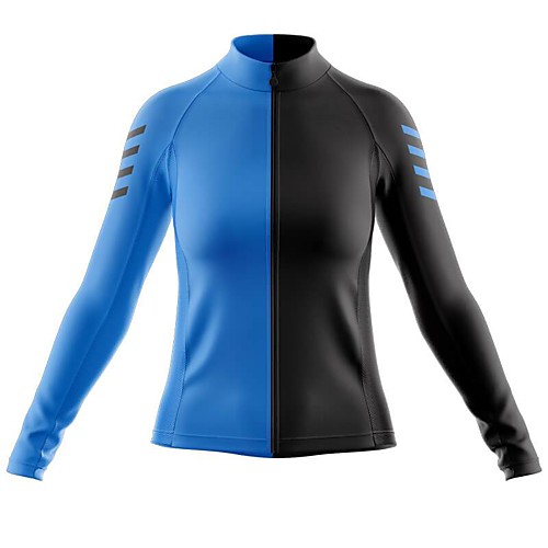 21Grams Women's Long Sleeve Cycling Jersey Spandex Blue / Black Bike Top Mountain Bike MTB Road Bike Cycling Quick Dry Moisture Wicking Sports Clothing Apparel / Stretchy / Athleisure
21Grams Women's Long Sleeve Cycling Jersey Spandex Blue / Black Bike Top Mountain Bike MTB Road Bike Cycling Quick Dry Moisture Wicking Sports Clothing Apparel / Stretchy / Athleisure