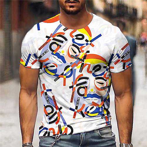 Men's Unisex Tee T shirt Shirt 3D Print Cartoon Graphic Prints Print Short Sleeve Daily Tops Casual Designer Big and Tall White
Men's Unisex Tee T shirt Shirt 3D Print Cartoon Graphic Prints Print Short Sleeve Daily Tops Casual Designer Big and Tall White
