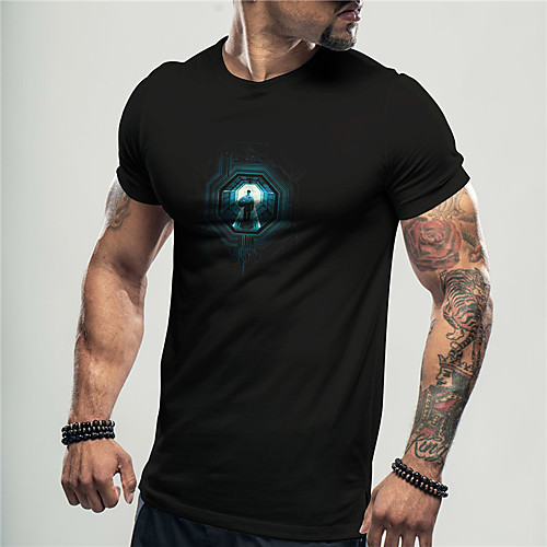 Men's Unisex Tee T shirt Shirt 3D Print Graphic Prints Technology Print Short Sleeve Daily Tops Casual Designer Big and Tall Black
Men's Unisex Tee T shirt Shirt 3D Print Graphic Prints Technology Print Short Sleeve Daily Tops Casual Designer Big and Tall Black