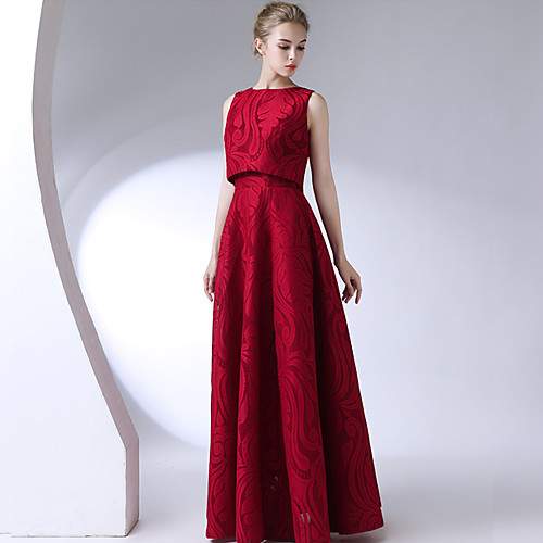 A-Line Elegant Floral Prom Formal Evening Dress Jewel Neck Sleeveless Floor Length Spandex with Pleats Pattern / Print 2021
A-Line Elegant Floral Prom Formal Evening Dress Jewel Neck Sleeveless Floor Length Spandex with Pleats Pattern / Print 2021