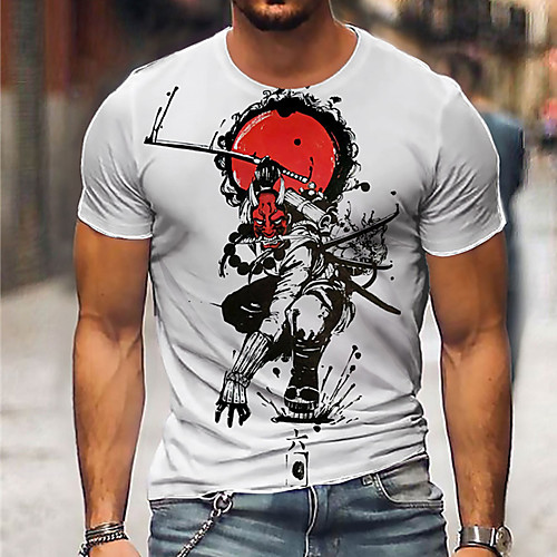Men's Unisex Tee T shirt Shirt 3D Print Cartoon Graphic Prints Print Short Sleeve Daily Tops Casual Designer Big and Tall White
Men's Unisex Tee T shirt Shirt 3D Print Cartoon Graphic Prints Print Short Sleeve Daily Tops Casual Designer Big and Tall White