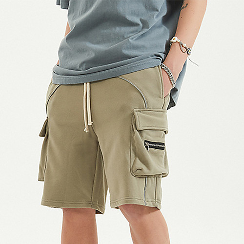 Men's Fashion Streetwear Comfort Breathable Sports Daily Sports Chinos Shorts Pants Solid Color Knee Length Pocket Elastic Waist Reflective Strip Grey Green Black Dark Gray
Men's Fashion Streetwear Comfort Breathable Sports Daily Sports Chinos Shorts Pants Solid Color Knee Length Pocket Elastic Waist Reflective Strip Grey Green Black Dark Gray