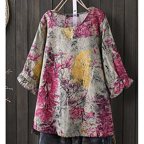 Women's Plus Size Tops Blouse Shirt Graphic Ruffle Long Sleeve Round Neck Fashion Daily Summer Autumn Blue Red Navy Blue Big Size L XL XXL 3XL 4XL
Women's Plus Size Tops Blouse Shirt Graphic Ruffle Long Sleeve Round Neck Fashion Daily Summer Autumn Blue Red Navy Blue Big Size L XL XXL 3XL 4XL