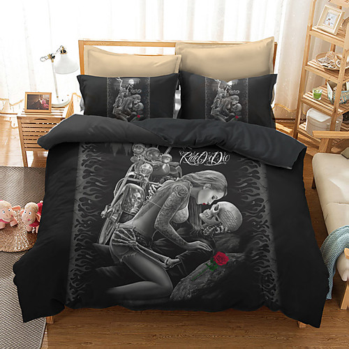 Motorcycle Bedding Set 2/3pcs Bedclothes Home Textiles Luxury High Quality Bedspread 3D Skeleton Beauty Printed Duvet Cover Set(1 Duvet Cover 2 Pillow Shams)
Motorcycle Bedding Set 2/3pcs Bedclothes Home Textiles Luxury High Quality Bedspread 3D Skeleton Beauty Printed Duvet Cover Set(1 Duvet Cover 2 Pillow Shams)