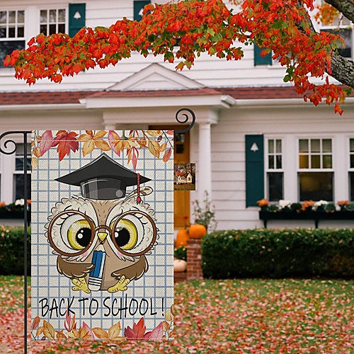 Welcome Back to School Garden Flag Double Sided Outdoor Holidays Yard Flag Holidays Vertical Flags
Welcome Back to School Garden Flag Double Sided Outdoor Holidays Yard Flag Holidays Vertical Flags