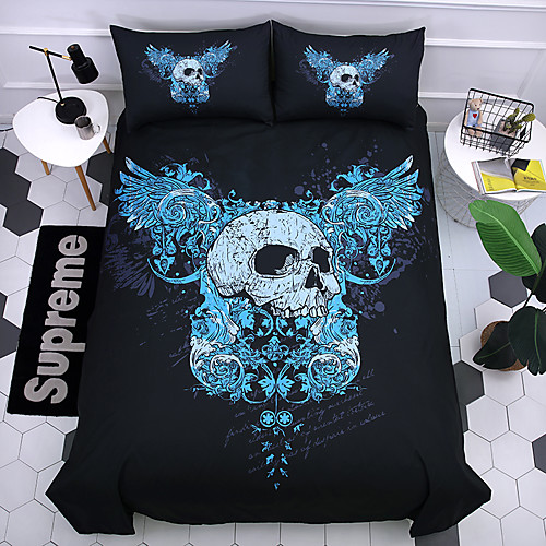 Skull Comforter Bedding SetBlue angel wings Skull Bedding Sets with Comforter Boys 3 Piece Ghost Skeleton Bed SetTwin Full Queen King Size(1 Duvet Cover Set 2 PillowShams)
Skull Comforter Bedding SetBlue angel wings Skull Bedding Sets with Comforter Boys 3 Piece Ghost Skeleton Bed SetTwin Full Queen King Size(1 Duvet Cover Set 2 PillowShams)