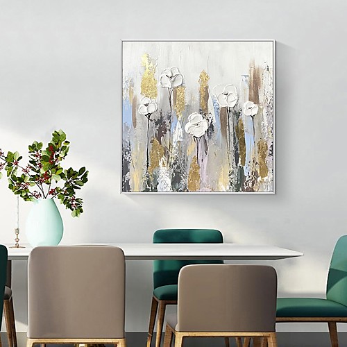 Oil Painting Handmade Hand Painted Wall Art Horizontal Floral / Botanical Contemporary Modern Home Decoration Decor Rolled Canvas No Frame Unstretched
Oil Painting Handmade Hand Painted Wall Art Horizontal Floral / Botanical Contemporary Modern Home Decoration Decor Rolled Canvas No Frame Unstretched